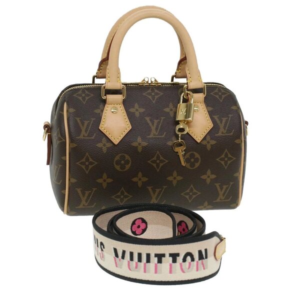 LOUIS VUITTON Monogram Speedy Bandouliere 20 Hand Bag 2way M45948 Auth 32452SA - Picture 1 of 16